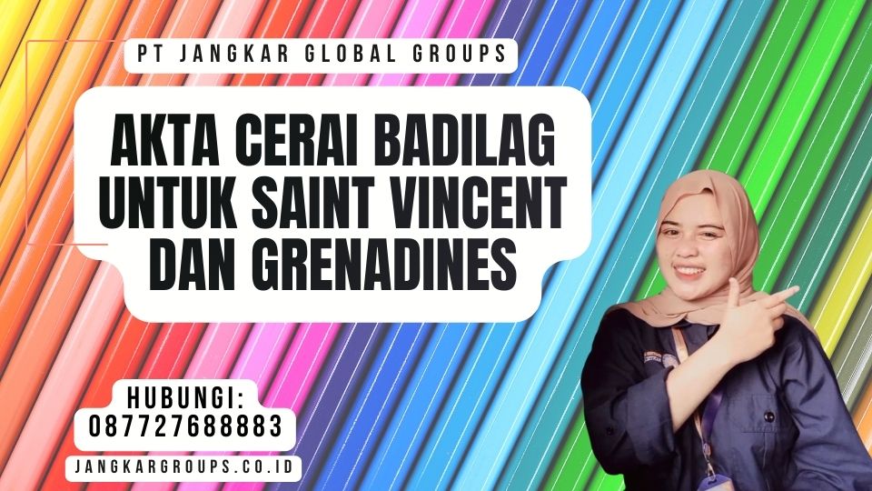 Akta Cerai Badilag Untuk Saint Vincent dan Grenadines