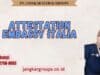 Attestation Embassy Italia