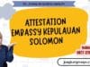 Attestation Embassy Kepulauan Solomon