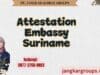 Attestation Embassy Suriname