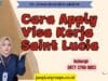 Cara Apply Visa Kerja Saint Lucia