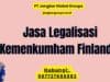 Jasa Legalisasi Kemenkumham Finlandia