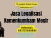 Jasa Legalisasi Kemenkumham Mesir