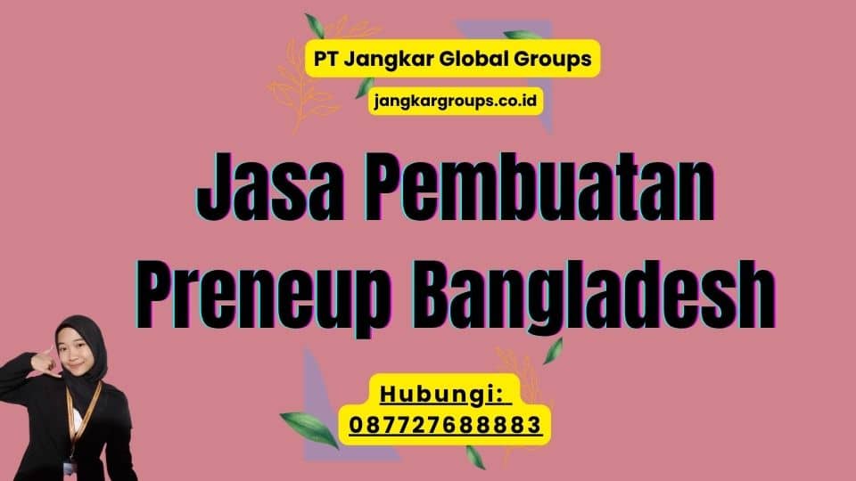 Jasa Pembuatan Preneup Bangladesh