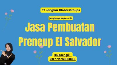 Jasa Pembuatan Preneup El Salvador