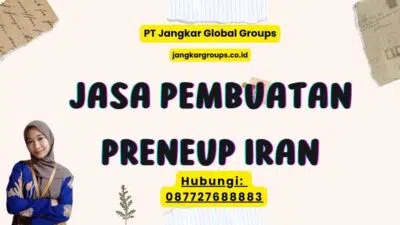 Jasa Pembuatan Preneup Iran
