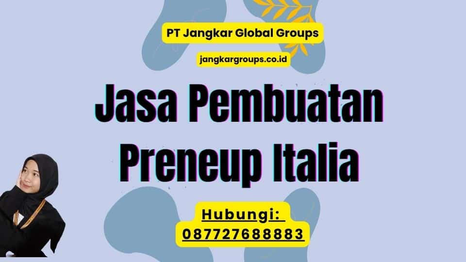 Jasa Pembuatan Preneup Italia