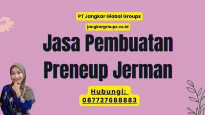 Jasa Pembuatan Preneup Jerman
