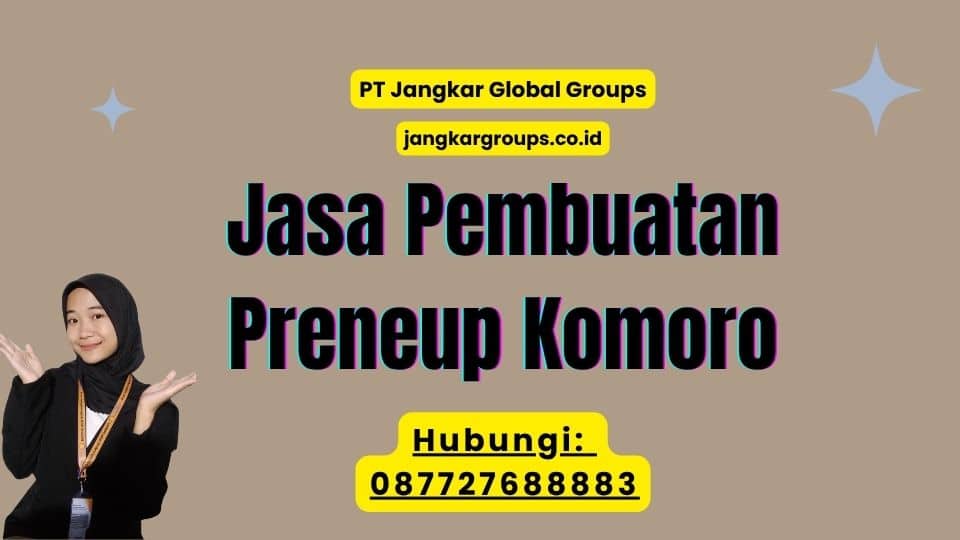 Jasa Pembuatan Preneup Komoro