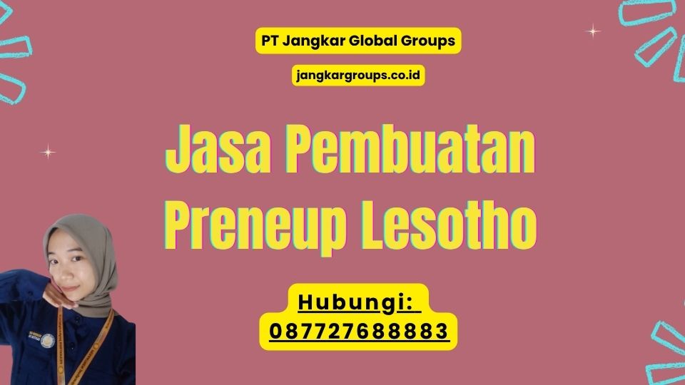 Jasa Pembuatan Preneup Lesotho