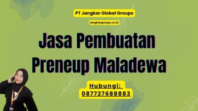 Jasa Pembuatan Preneup Maladewa