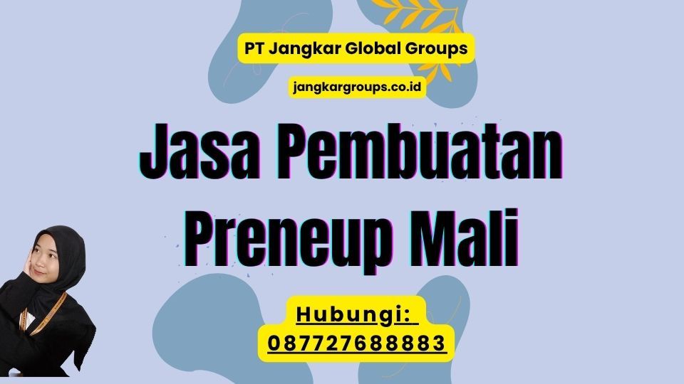 Jasa Pembuatan Preneup Mali