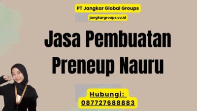 Jasa Pembuatan Preneup Nauru