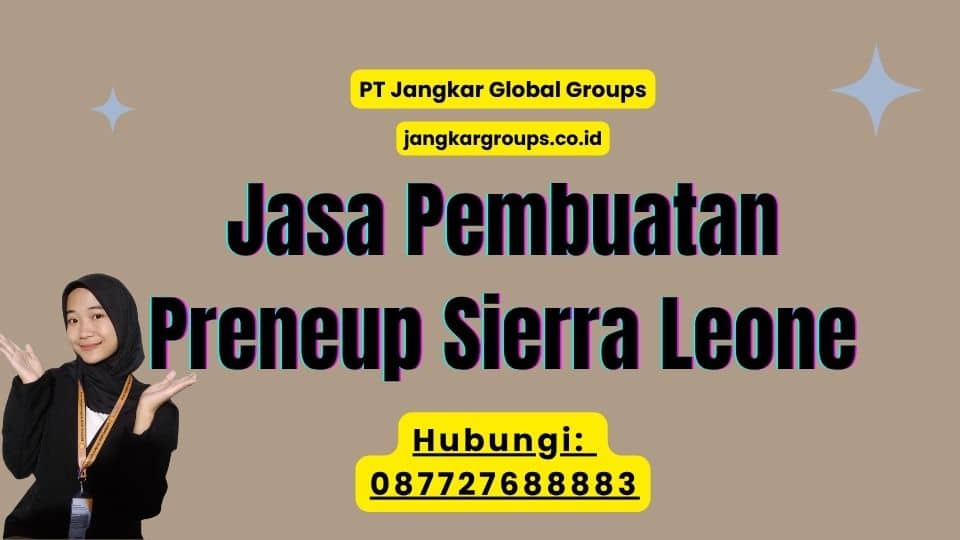 Jasa Pembuatan Preneup Sierra Leone