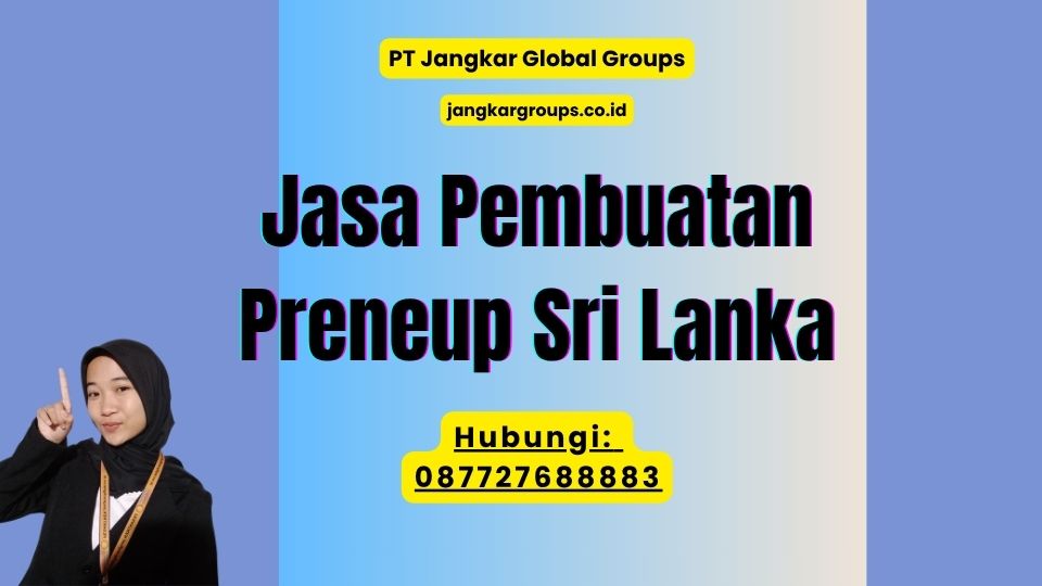 Jasa Pembuatan Preneup Sri Lanka