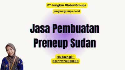 Jasa Pembuatan Preneup Sudan