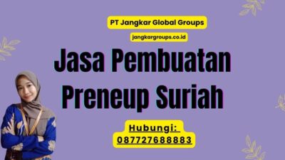 Jasa Pembuatan Preneup Suriah