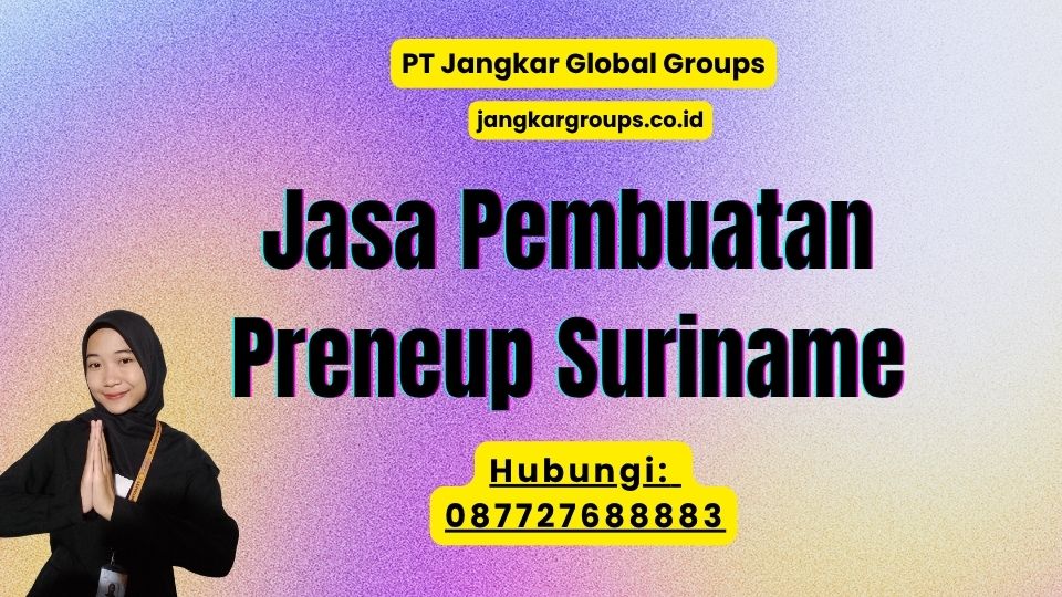 Jasa Pembuatan Preneup Suriname