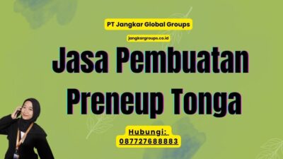 Jasa Pembuatan Preneup Tonga