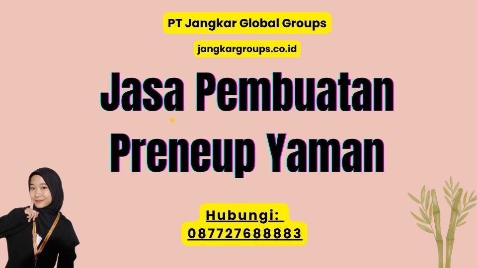 Jasa Pembuatan Preneup Yaman