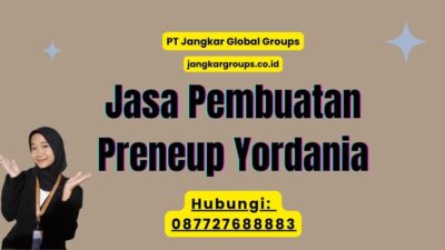 Jasa Pembuatan Preneup Yordania