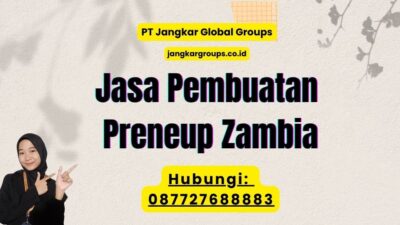 Jasa Pembuatan Preneup Zambia