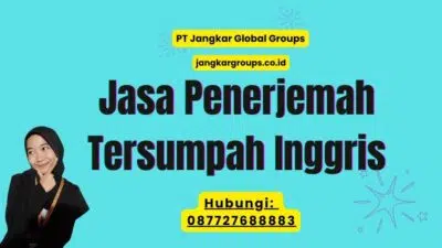Jasa Penerjemah Tersumpah Inggris