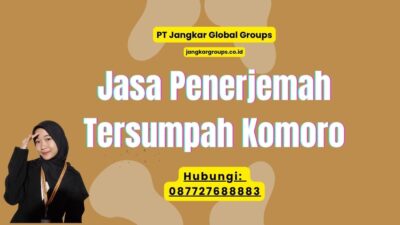 Jasa Penerjemah Tersumpah Komoro