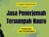 Jasa Penerjemah Tersumpah Nauru