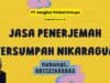 Jasa Penerjemah Tersumpah Nikaragua