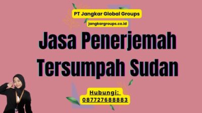 Jasa Penerjemah Tersumpah Sudan