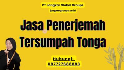 Jasa Penerjemah Tersumpah Tonga