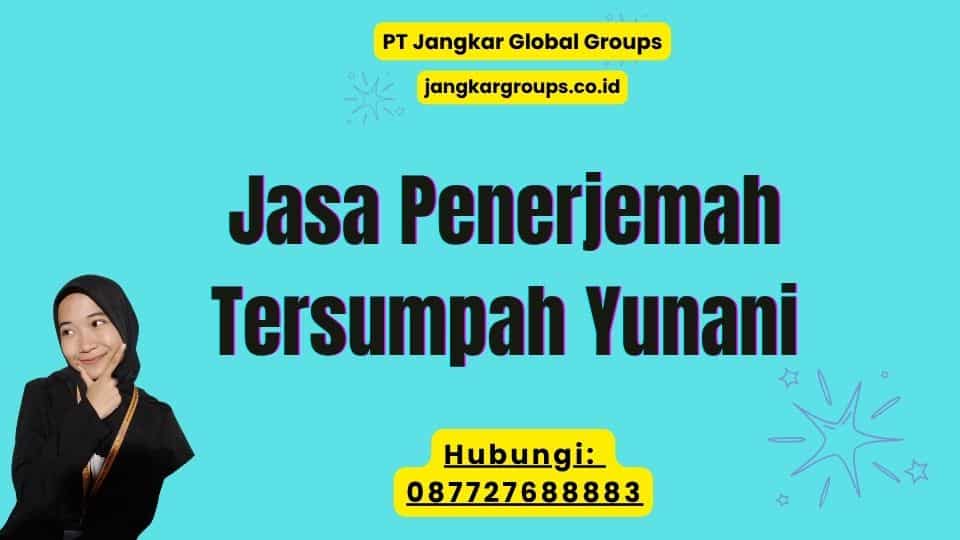 Jasa Penerjemah Tersumpah Yunani