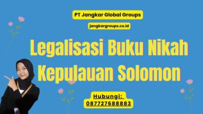 Legalisasi Buku Nikah Kepulauan Solomon