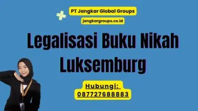 Legalisasi Buku Nikah Luksemburg