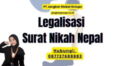 Legalisasi Surat Nikah Nepal