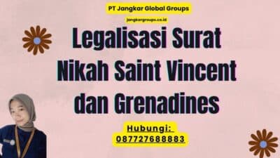 Legalisasi Surat Nikah Saint Vincent dan Grenadines