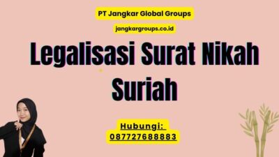Legalisasi Surat Nikah Suriah