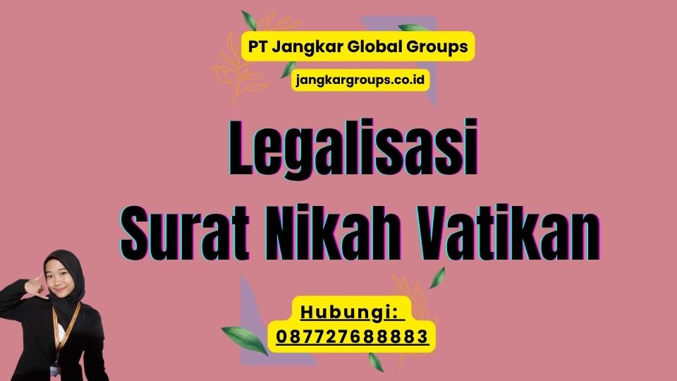 Legalisasi Surat Nikah Vatikan