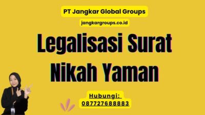 Legalisasi Surat Nikah Yaman