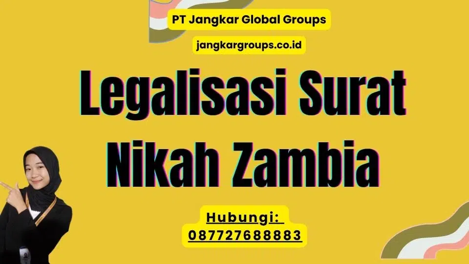 Legalisasi Surat Nikah Zambia