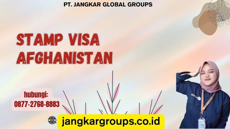 Stamp Visa Afghanistan