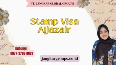 Stamp Visa Aljazair