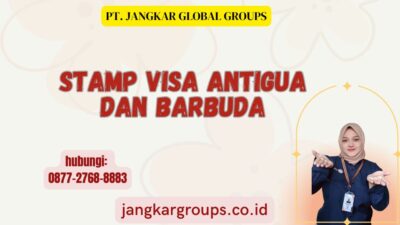 Stamp Visa Antigua dan Barbuda