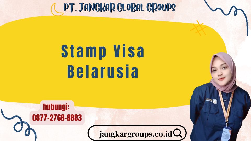 Stamp Visa Belarusia