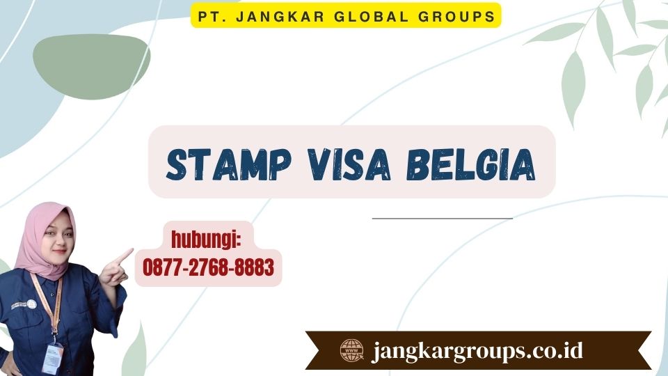Stamp Visa Belgia