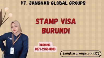Stamp Visa Burundi