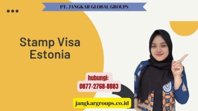 Stamp Visa Estonia