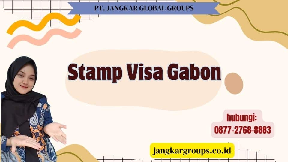 Stamp Visa Gabon