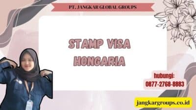 Stamp Visa Hongaria